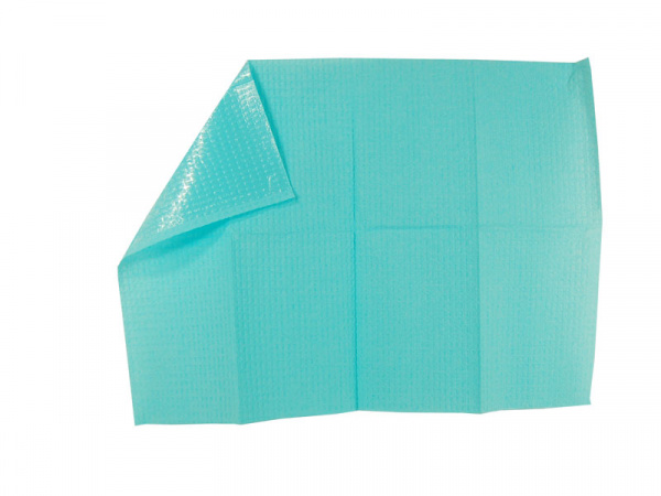 TOWEL-BIB 3 PLY BLUE