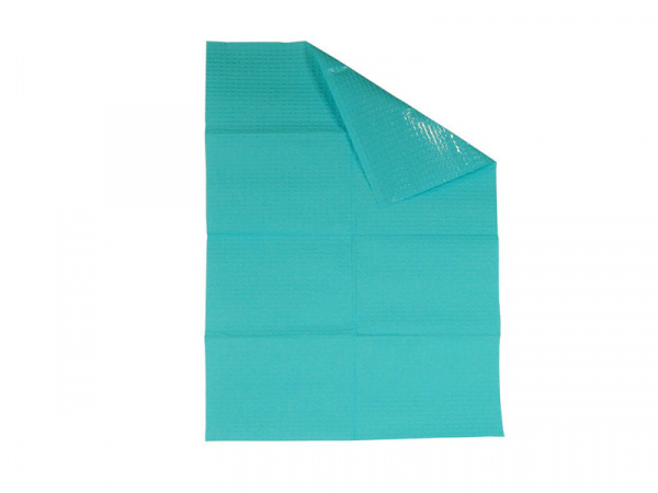 TOWEL-BIB 4 PLY BLUE