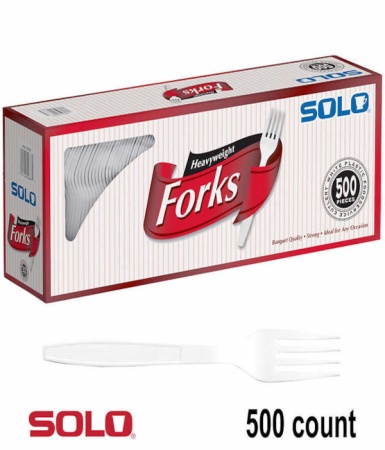 PLASTIC FORKS (WHITE)
