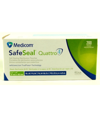 SELF SEALING STERILIZATION POUCHES 2.25