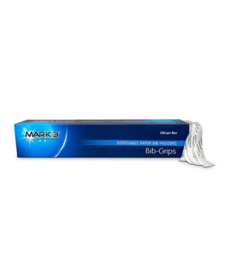 Single-use Bib Holder/Bib Grips Mark3 (250/box)